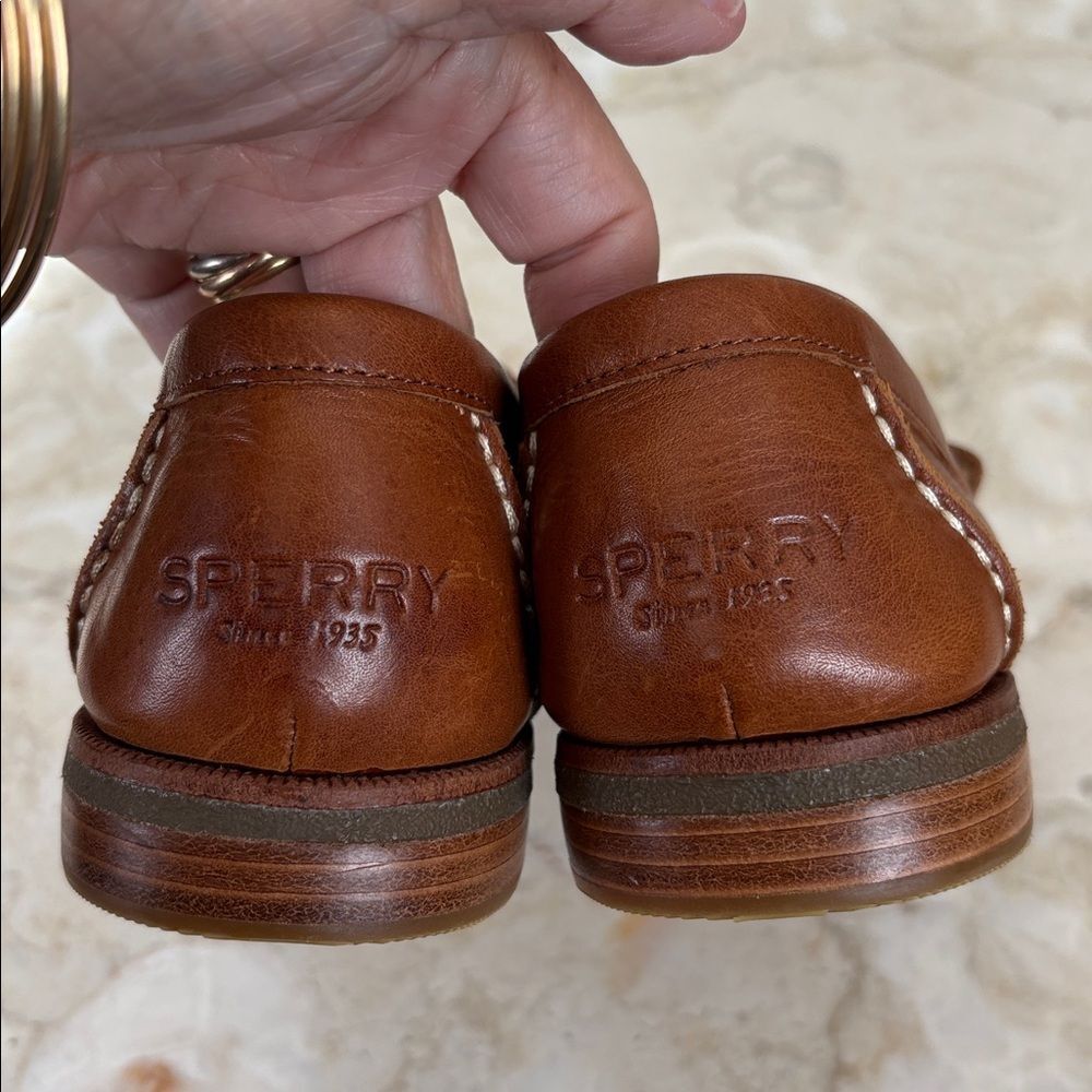 Sperry Seaport Classic Leather Penny Loafers - Picture 10 of 15
